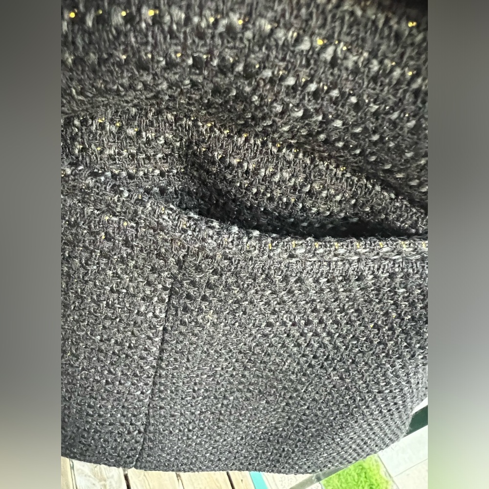 🆕 Bishop + Young Cavalli Black Blazer Jacket Gold Button Classic Career Size S - Picture 11 of 17